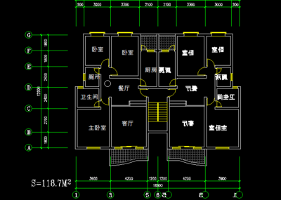 建筑設計住宅戶形平面圖分享與專業(yè)設計服務